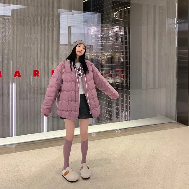 区区欧阳 休闲连帽针织上衣毛衣 女款