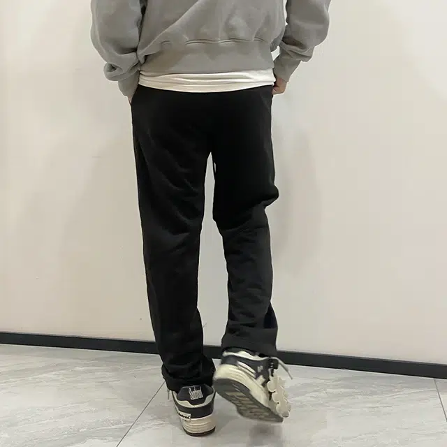 绘承 简约舒适百搭宽松直筒休闲裤 男女同款