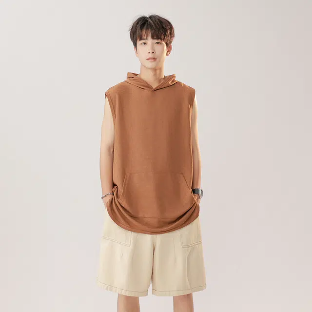 绘承 宽松休闲纯色背心 男女同款