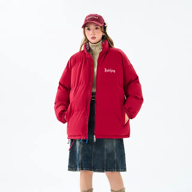 绘承 立领宽松舒适棉服 男女同款