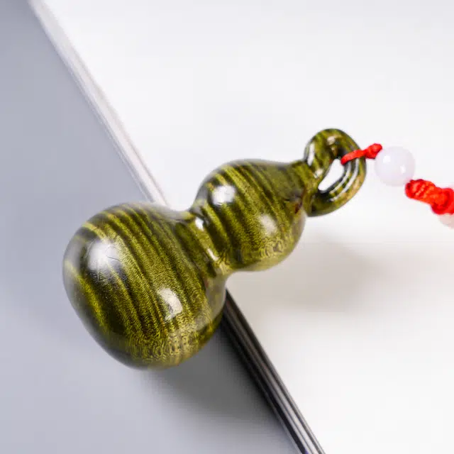 仙友 国潮新中式轻奢高级感【龙头葫芦】随手文玩心想事成万事顺遂财源广进摆件#好运 楠木 木作把件 男女同款情侣款