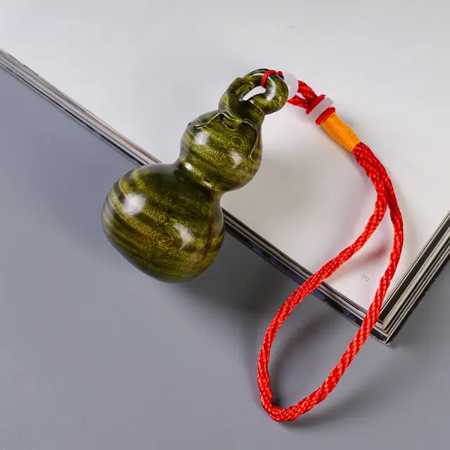 仙友 国潮新中式轻奢高级感【龙头葫芦】随手文玩心想事成万事顺遂财源广进摆件#好运 楠木 木作把件 男女同款情侣款