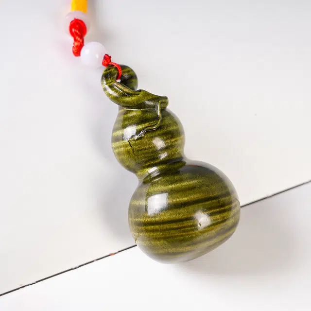 仙友 国潮新中式轻奢高级感【龙头葫芦】随手文玩心想事成万事顺遂财源广进摆件#好运 楠木 木作把件 男女同款情侣款