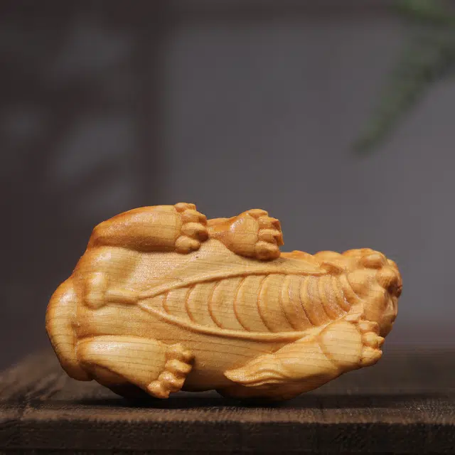 仙友 国潮新中式轻奢高级感【招财貔貅】随手文玩招财进宝心想事成居家车载摆件#好运 崖柏 把件 男女同款情侣款