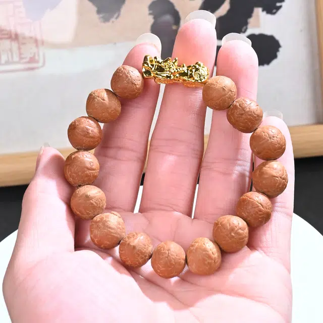 仙友 新中式转运珠 高级文玩貔貅 招财纳福 猴头核桃 手串 男女同款情侣款