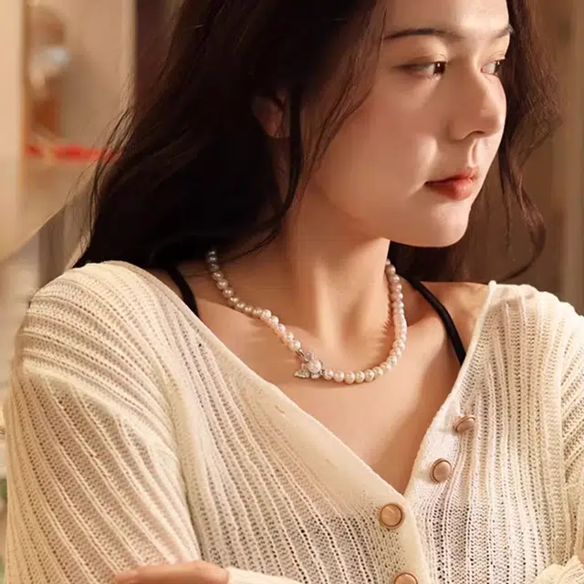 黛米 高级感 极简轻奢 蝴蝶设计 蝶音 淡水珍珠 项链 女款