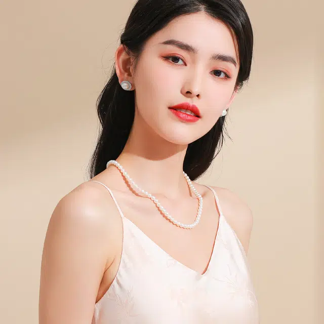 壹仟俩 精致小众浪漫轻奢风设计高级感 淡水珍珠 耳钉 女款
