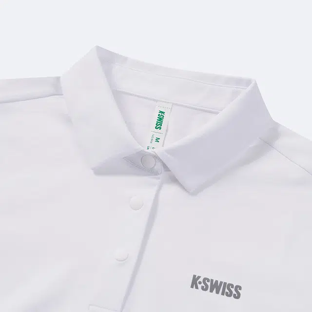 KSWISS logoPolo 101-K02C-WHT1