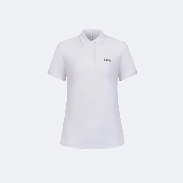 KSWISS logoPolo 101-K02C-WHT1