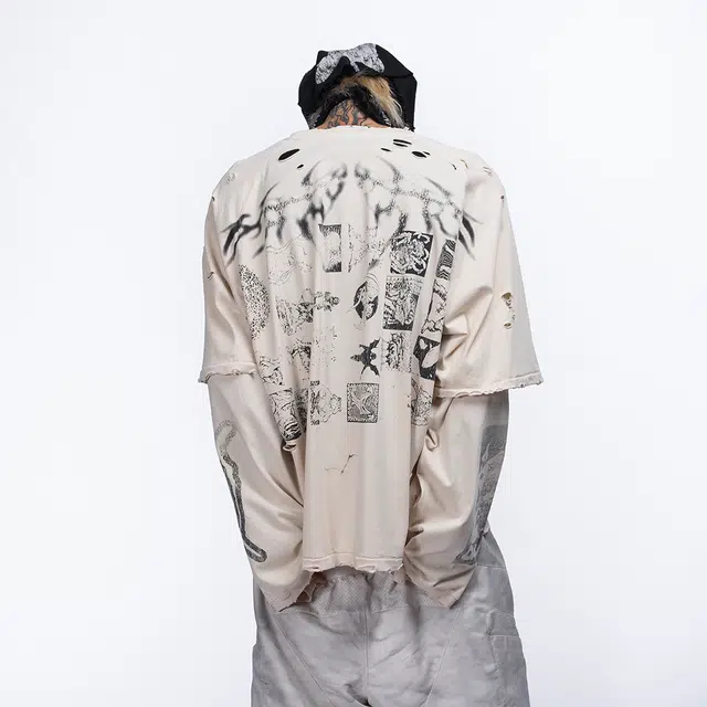 FREE WORLD ORDER Punk Skull Tee