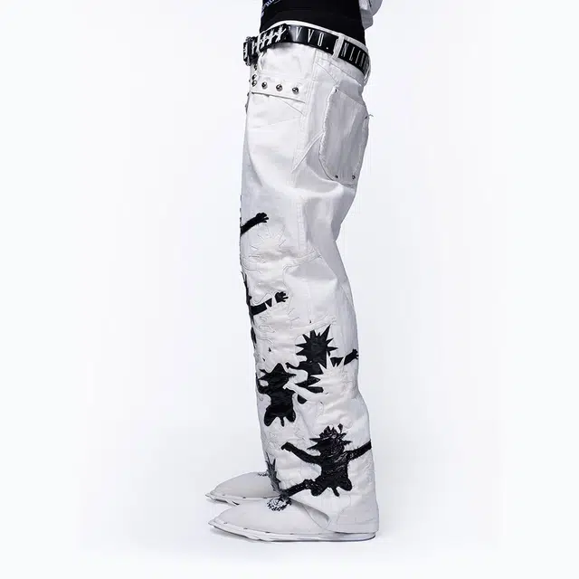 FREE WORLD ORDER Logo Casual Pants
