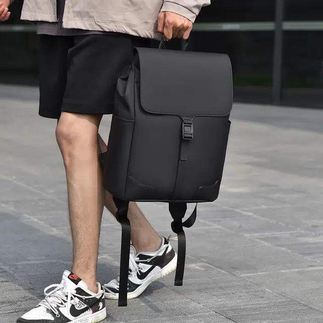 醇龙 轻便出游旅行背包高中休闲商务电脑包大学 尼龙 双肩包 男款 多色
