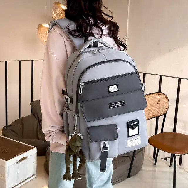 醇龙  男女通用多色牛津布欧美小众学生简约百搭大容量双肩包电脑背包