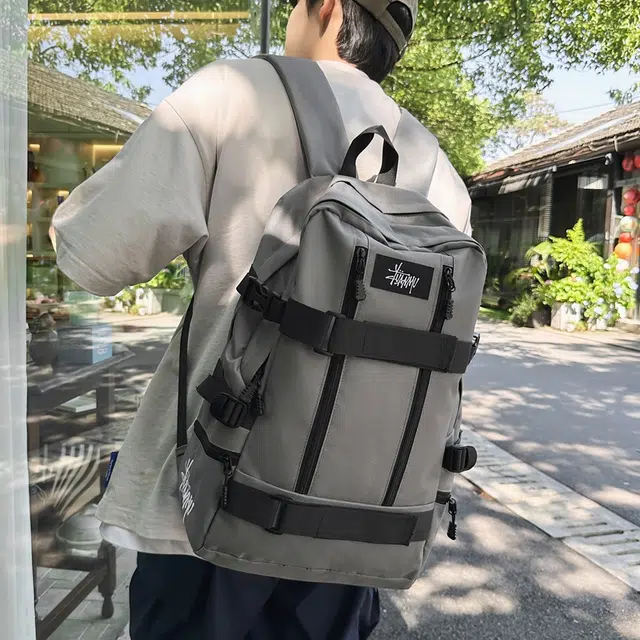 醇龙 日系潮牌电脑旅行大容量学生 牛津布 双肩包 男女同款情侣款 多色