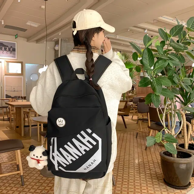 醇龙 高颜值护脊减负旅行轻便大容量学生 双肩包 尼龙 男女通用 多色