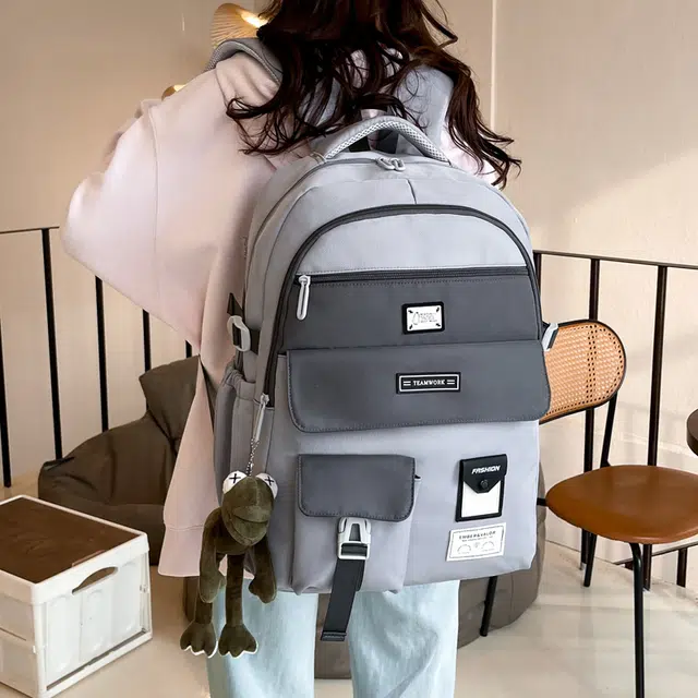 醇龙  男女通用多色牛津布欧美小众学生简约百搭大容量双肩包电脑背包