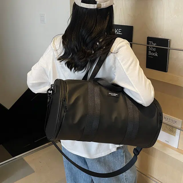 醇龙 大容量轻便短途收纳行李袋手提单肩斜挎包 尼龙 旅行包 男女同款情侣款 多色
