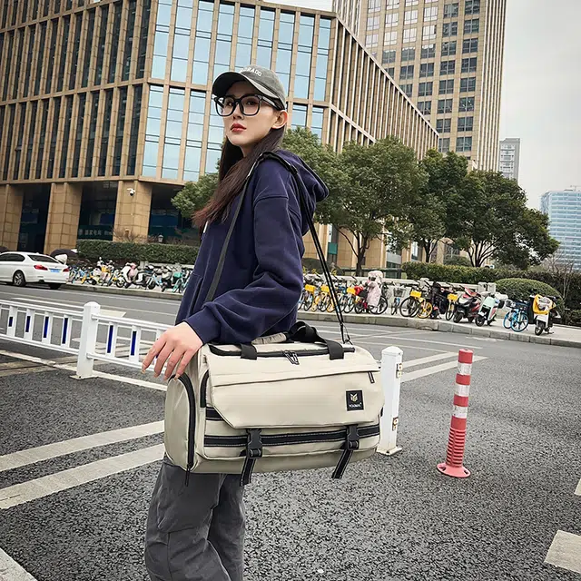 醇龙 干湿分离多功能耐用 尼龙 单肩包 男女同款情侣款 多色