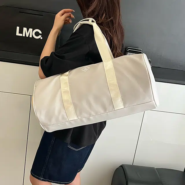 醇龙 多功能短途简约纯色 尼龙布 旅行包 男女同款情侣款 多色