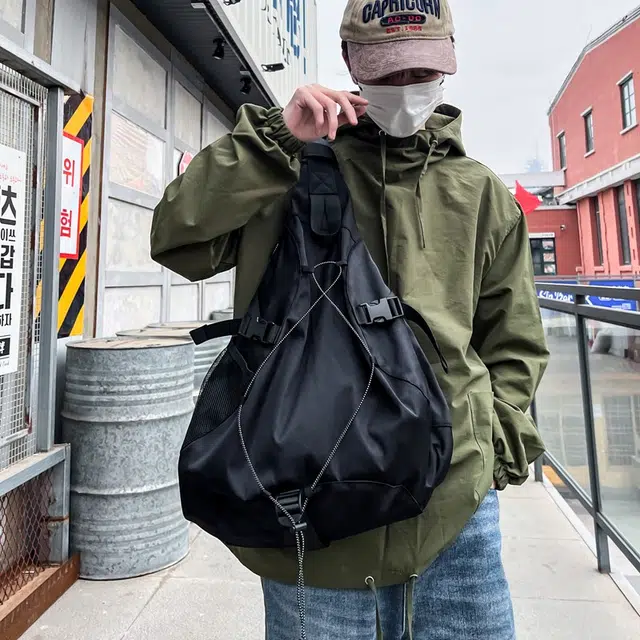 醇龙 小众设计大容量运动健身外出旅行 牛津布 斜挎包 男女同款情侣款  多色