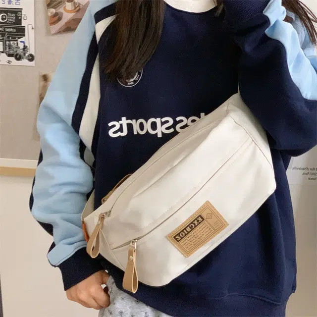 醇龙 男女通用 多色 拉链开合休闲 胸包 涤纶