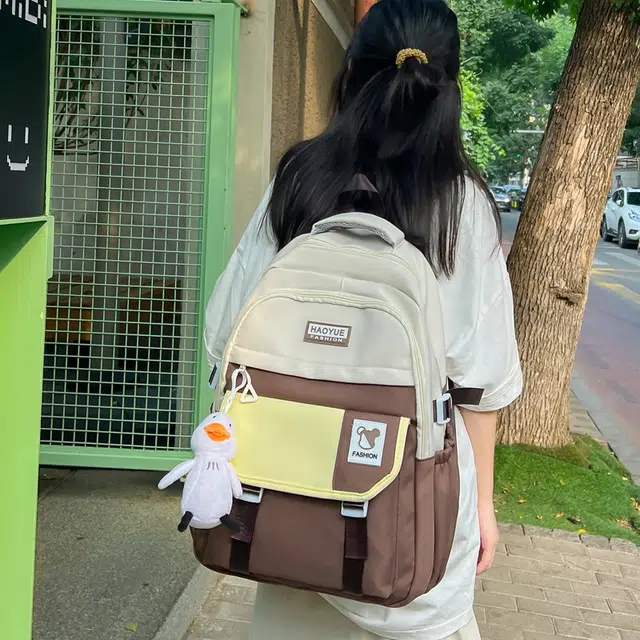 醇龙 轻便休闲 尼龙布 双肩包 男女同款情侣款 多色