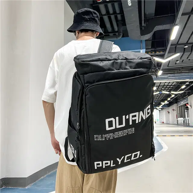 茵初 大容量收纳轻便个性百搭 牛津布 双肩包 常规 男女同款情侣款 多色