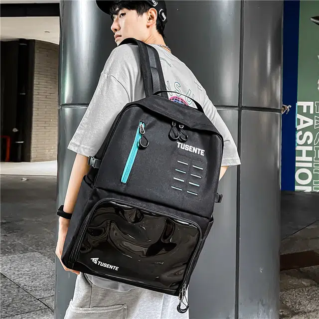 茵初 个性大容量旅行时尚潮流百搭 牛津布 双肩包 常规 男女同款情侣款 多色