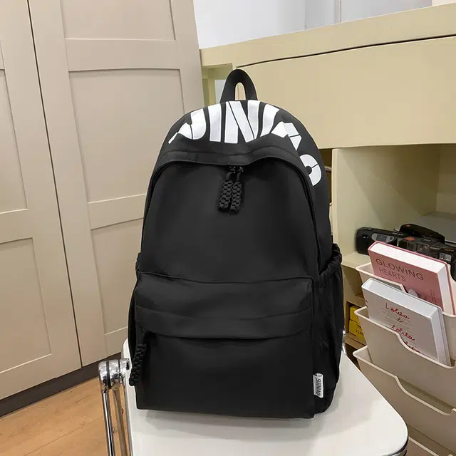 醇龙 日系慵懒风轻便背包校园休闲纯色上课简约初高中 尼龙 双肩包 常规 男女同款情侣款 多色