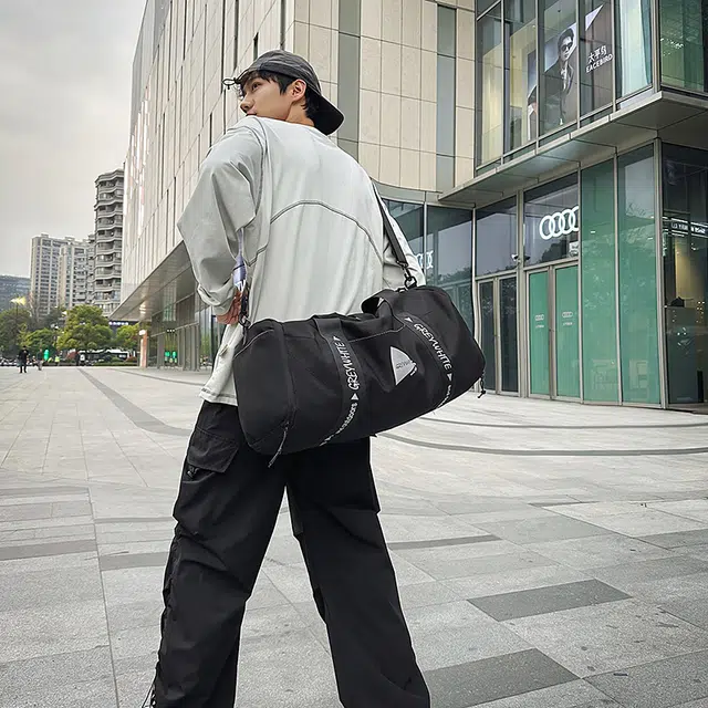 醇龙 运动健身行李袋外出背包 牛津布 旅行包 男女同款情侣款 多色