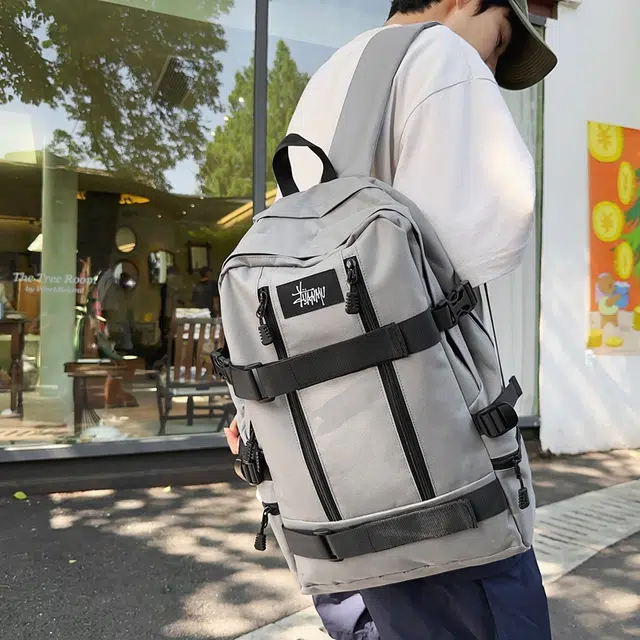 醇龙 日系潮牌电脑旅行大容量学生 牛津布 双肩包 男女同款情侣款 多色