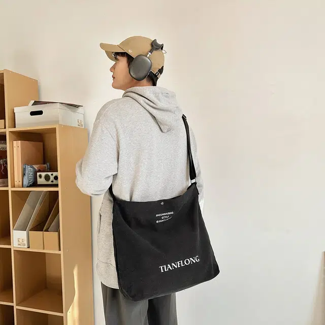 醇龙 休闲时尚 帆布 帆布包手提单肩包 男女同款情侣款