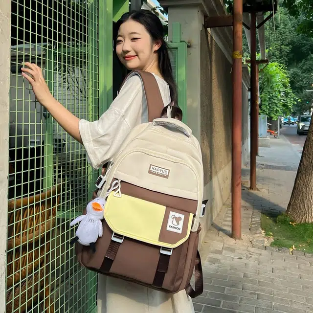 醇龙 轻便休闲 尼龙布 双肩包 男女同款情侣款 多色