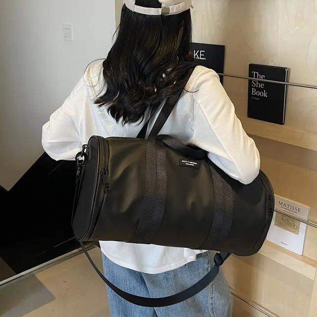 醇龙 大容量轻便短途收纳行李袋手提单肩斜挎包 尼龙 旅行包 男女同款情侣款 多色