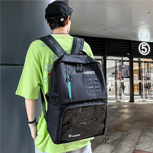 茵初 个性大容量旅行时尚潮流百搭 牛津布 双肩包 常规 男女同款情侣款 多色