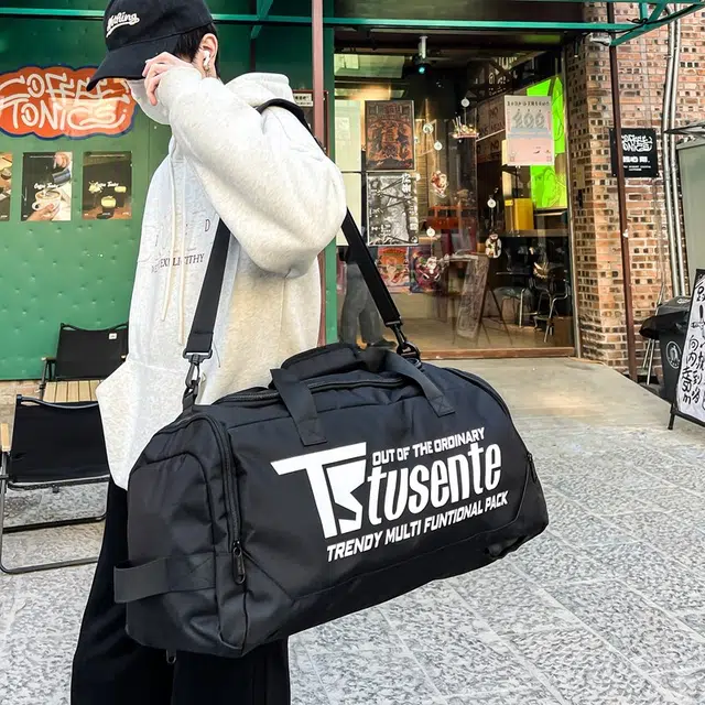 茵初 短途大容量旅行包多功能行李包运动训练斜挎包 牛津布 手提包 常规 男女同款情侣款 多色