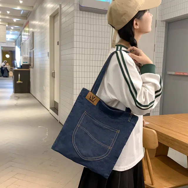 醇龙 男女通用 牛仔布 大容量通勤休闲 单肩包 多色