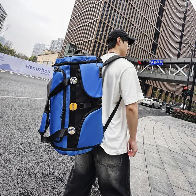 醇龙 大容量干湿分离多功能 尼龙 旅行包 男女同款情侣款 黑/黄/卡其/粉/军绿/青绿/蓝