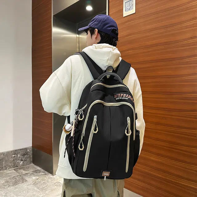 醇龙 潮流大容量时尚百搭 尼龙 双肩包 男女同款情侣款 多色