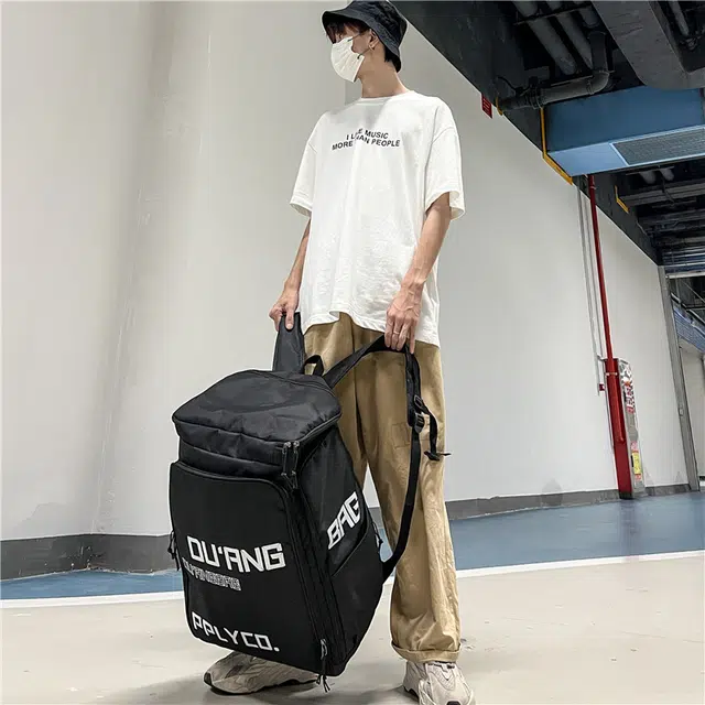 茵初 大容量收纳轻便个性百搭 牛津布 双肩包 常规 男女同款情侣款 多色