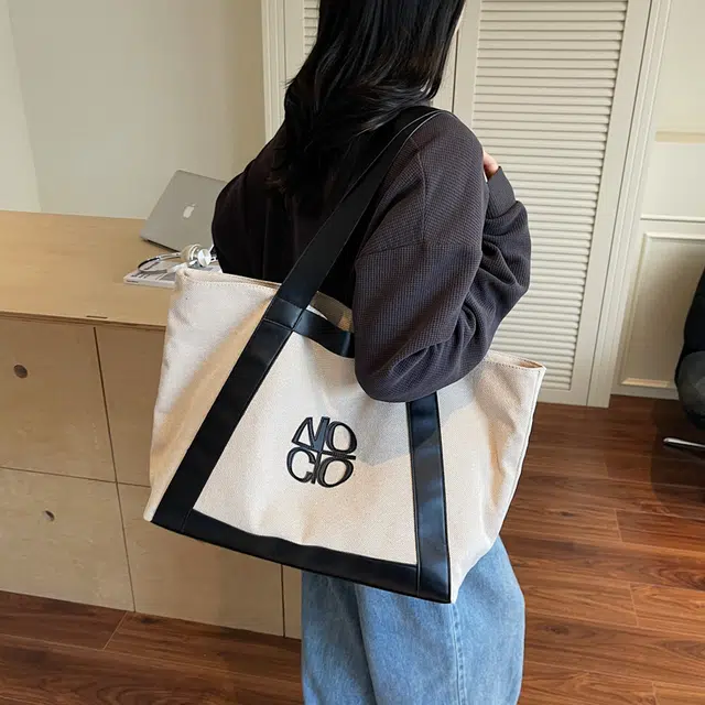 醇龙 大容量百搭休闲简约托特包 尼龙 单肩包 常规 女款 多色