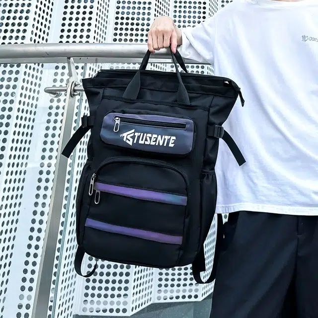 茵初 大容量羽毛球包多功能短途旅行背包电脑包 牛津布 双肩包 常规 男女同款情侣款 多色