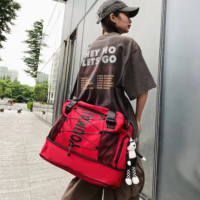 醇龙 多用干湿分离 尼龙 手提包 男女同款情侣款 多色