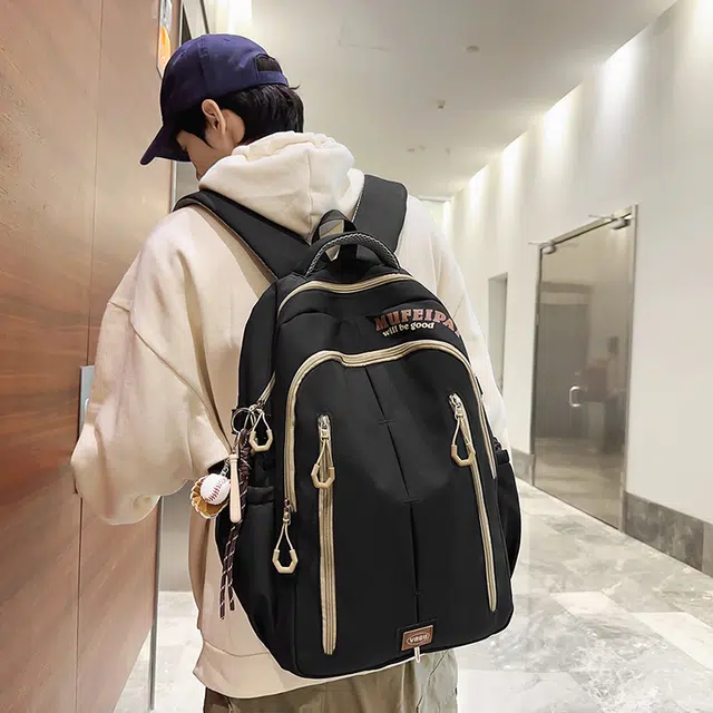 醇龙 潮流大容量时尚百搭 尼龙 双肩包 男女同款情侣款 多色