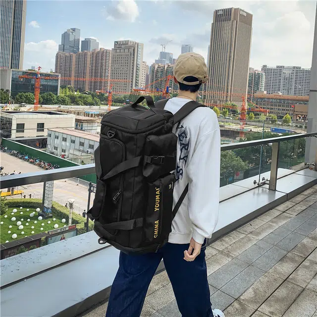 醇龙 大容量  多功能 干湿分离 尼龙 旅行包 男女同款情侣款 多色