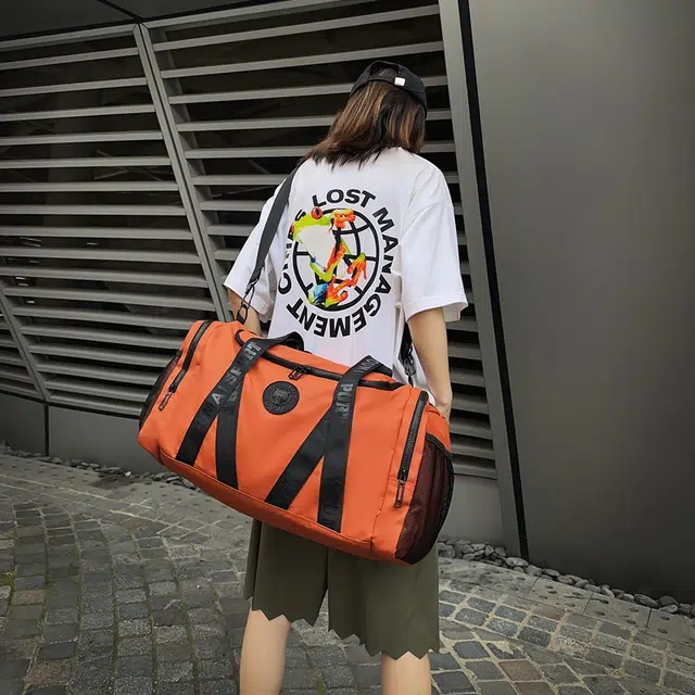 醇龙 干湿分离 多用 牛津布 单肩包 男女同款情侣款 多色