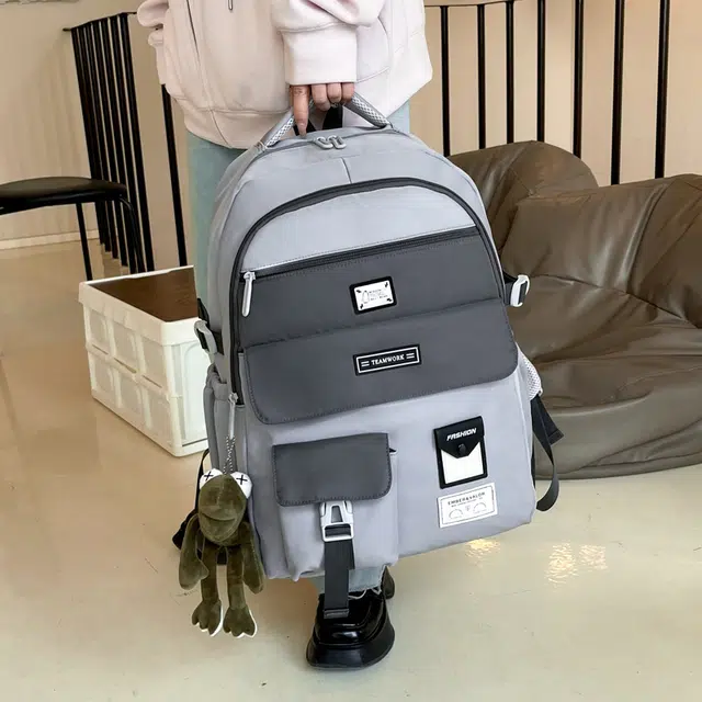 醇龙  男女通用多色牛津布欧美小众学生简约百搭大容量双肩包电脑背包