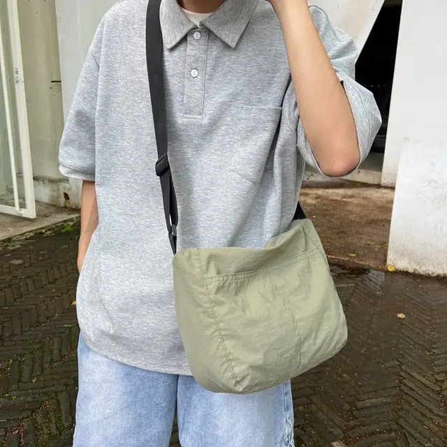 醇龙  简约休闲学生百搭时尚 单肩包斜挎包 尼龙 男女同款情侣款 多色