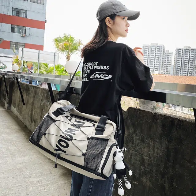 醇龙 多用干湿分离 尼龙 手提包 男女同款情侣款 多色