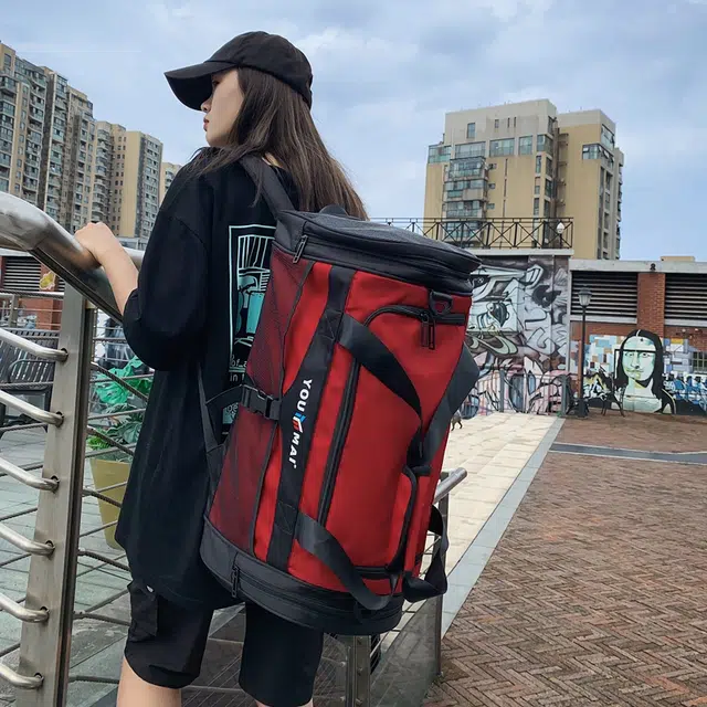 醇龙 多功能大容量干湿分离 尼龙 旅行包 常规 男女同款情侣款 黑色/红色/黄色/粉色/绿色/卡其色